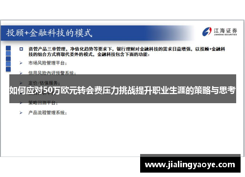 如何应对50万欧元转会费压力挑战提升职业生涯的策略与思考